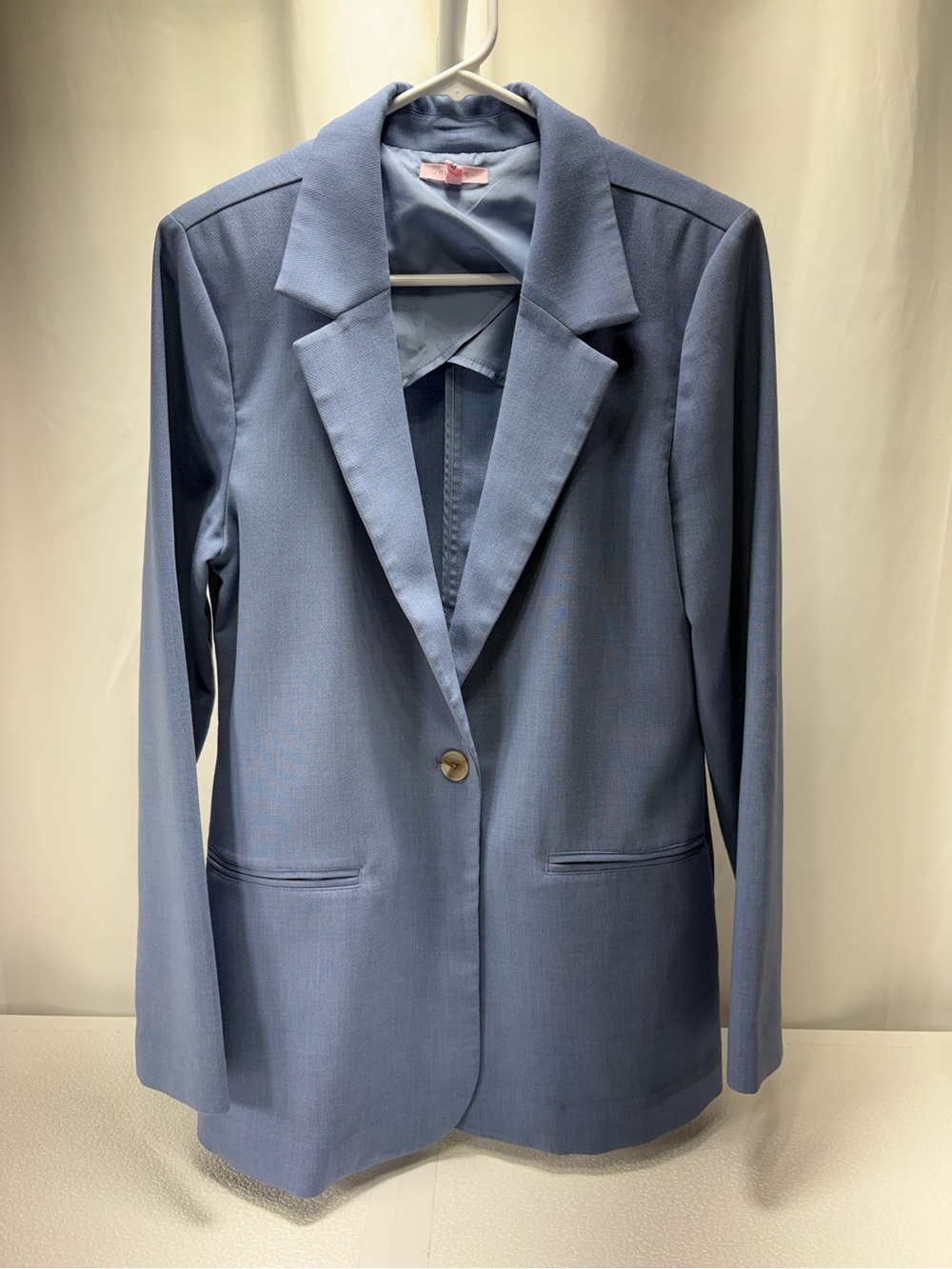 Maurices Light Blue Single-Button Blazer 4411